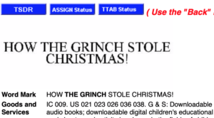 Christmas Trademarks