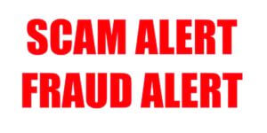 scam alert Trademark Fraud Scams Email
